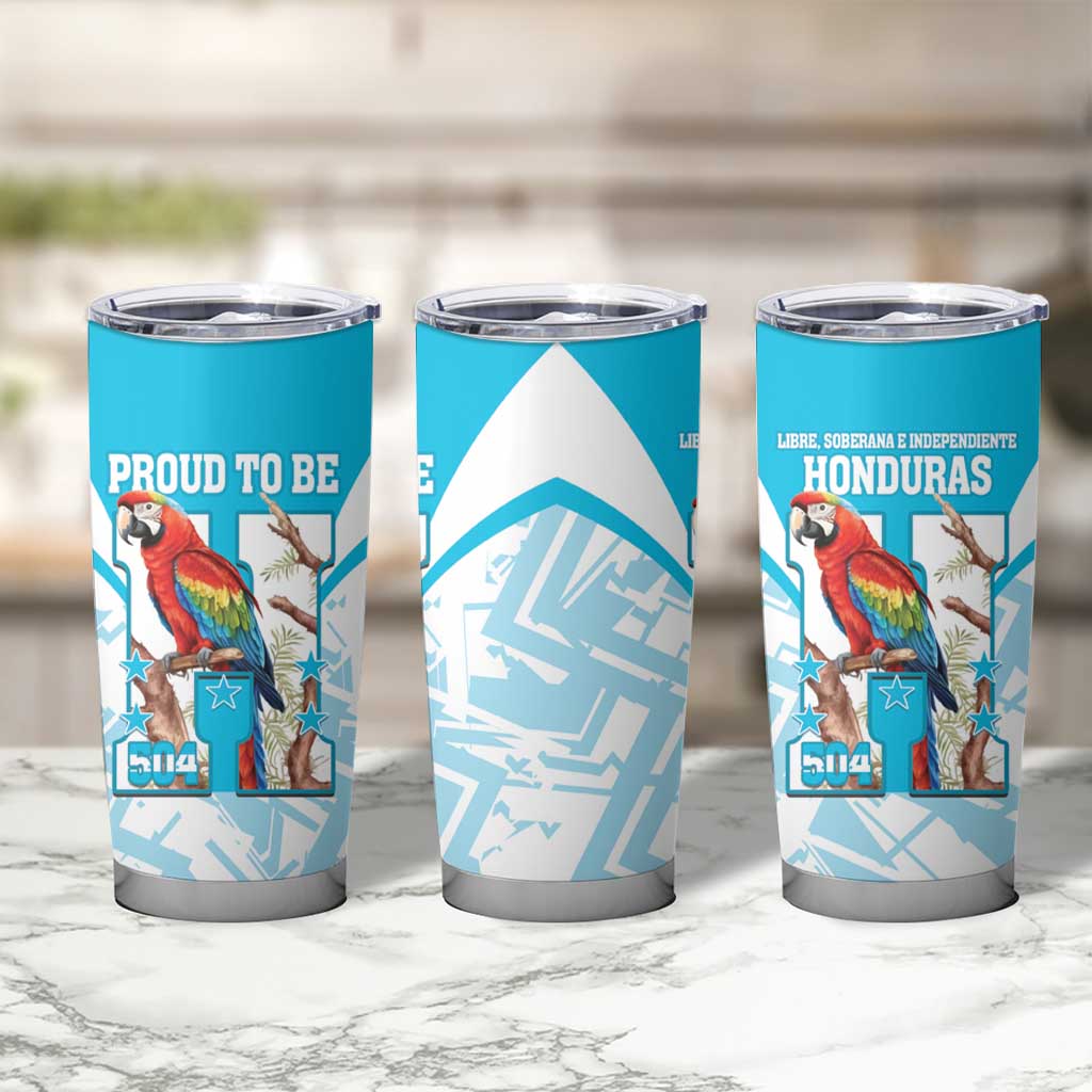 Honduras Independence Day Tumbler Cup 504 Proud Scarlet Macaw - Wonder Print Shop