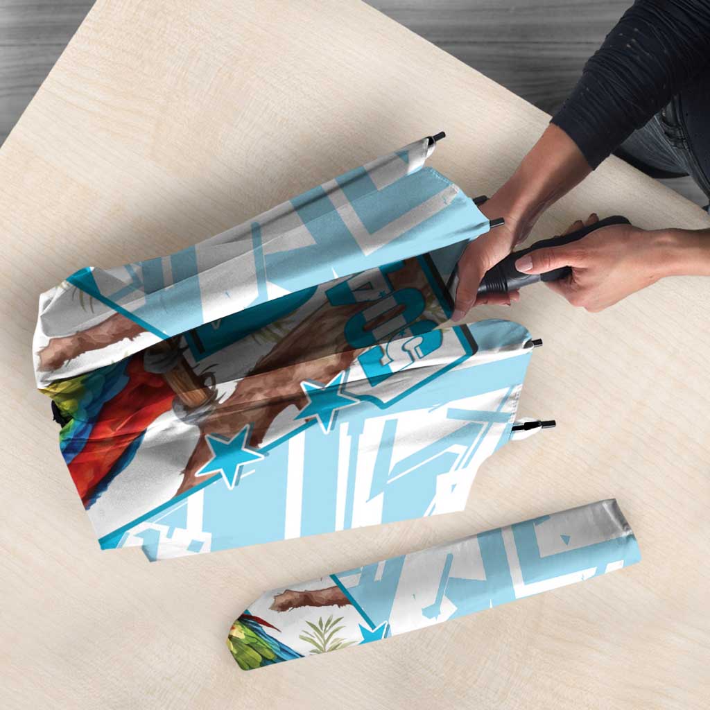 Honduras Independence Day Umbrella 504 Proud Scarlet Macaw - Wonder Print Shop