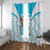 Honduras Independence Day Window Curtain 504 Proud Scarlet Macaw - Wonder Print Shop