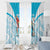 Honduras Independence Day Window Curtain 504 Proud Scarlet Macaw - Wonder Print Shop