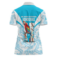 Honduras Independence Day Women Polo Shirt 504 Proud Scarlet Macaw - Wonder Print Shop