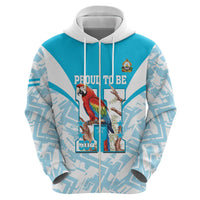 Honduras Independence Day Zip Hoodie 504 Proud Scarlet Macaw - Wonder Print Shop