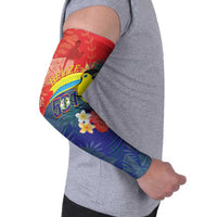 Belize Independence Day Arm Sleeves 501 Proud Keel Billed Toucan Tropical - Wonder Print Shop