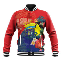 Belize Independence Day Baseball Jacket 501 Proud Keel Billed Toucan Tropical - Wonder Print Shop