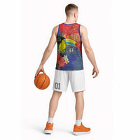 Belize Independence Day Basketball Jersey 501 Proud Keel Billed Toucan Tropical - Wonder Print Shop