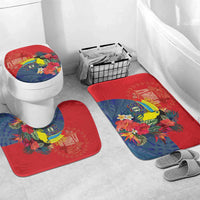 Belize Independence Day Bathroom Set 501 Proud Keel Billed Toucan Tropical - Wonder Print Shop