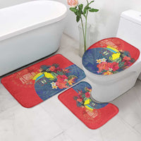 Belize Independence Day Bathroom Set 501 Proud Keel Billed Toucan Tropical - Wonder Print Shop