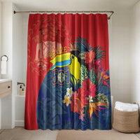 Belize Independence Day Bathroom Set 501 Proud Keel Billed Toucan Tropical - Wonder Print Shop