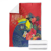 Belize Independence Day Blanket 501 Proud Keel Billed Toucan Tropical - Wonder Print Shop