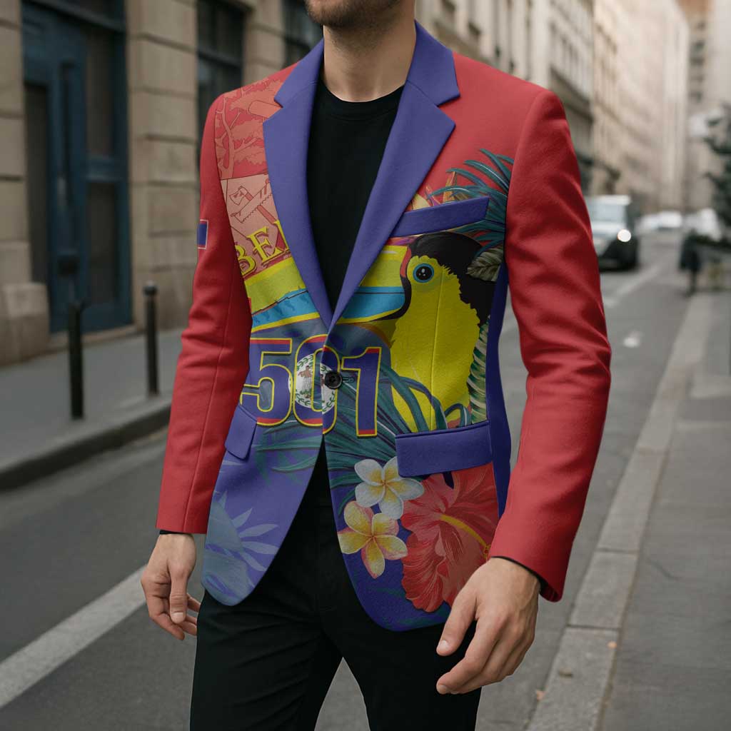 Belize Independence Day Blazer 501 Proud Keel Billed Toucan Tropical - Wonder Print Shop