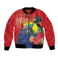Belize Independence Day Bomber Jacket 501 Proud Keel Billed Toucan Tropical - Wonder Print Shop