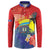 Belize Independence Day Button Sweatshirt 501 Proud Keel Billed Toucan Tropical - Wonder Print Shop