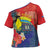 Belize Independence Day Cross Shoulder Shirt 501 Proud Keel Billed Toucan Tropical - Wonder Print Shop