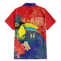 Belize Independence Day Family Matching Mermaid Dress and Hawaiian Shirt 501 Proud Keel Billed Toucan Tropical - Wonder Print Shop