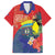 Belize Independence Day Family Matching Off Shoulder Short Dress and Hawaiian Shirt 501 Proud Keel Billed Toucan Tropical - Wonder Print Shop