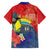 Belize Independence Day Family Matching Off Shoulder Short Dress and Hawaiian Shirt 501 Proud Keel Billed Toucan Tropical - Wonder Print Shop
