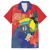 Belize Independence Day Family Matching Puletasi and Hawaiian Shirt 501 Proud Keel Billed Toucan Tropical - Wonder Print Shop