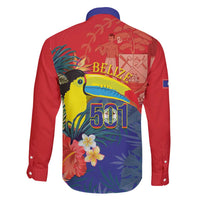 Belize Independence Day Family Matching Puletasi and Hawaiian Shirt 501 Proud Keel Billed Toucan Tropical - Wonder Print Shop