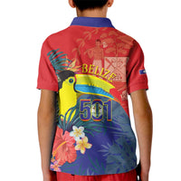 Belize Independence Day Kid Polo Shirt 501 Proud Keel Billed Toucan Tropical - Wonder Print Shop