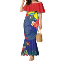 Belize Independence Day Mermaid Dress 501 Proud Keel Billed Toucan Tropical - Wonder Print Shop