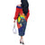 Belize Independence Day Off The Shoulder Long Sleeve Dress 501 Proud Keel Billed Toucan Tropical - Wonder Print Shop