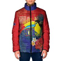 Belize Independence Day Padded Jacket 501 Proud Keel Billed Toucan Tropical - Wonder Print Shop