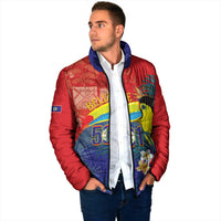 Belize Independence Day Padded Jacket 501 Proud Keel Billed Toucan Tropical - Wonder Print Shop