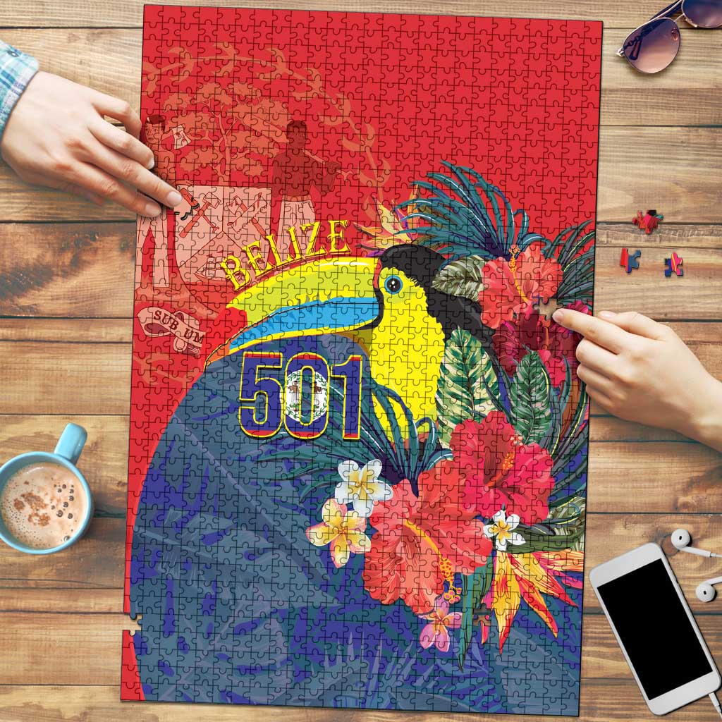 Belize Independence Day Puzzle 501 Proud Keel Billed Toucan Tropical - Wonder Print Shop