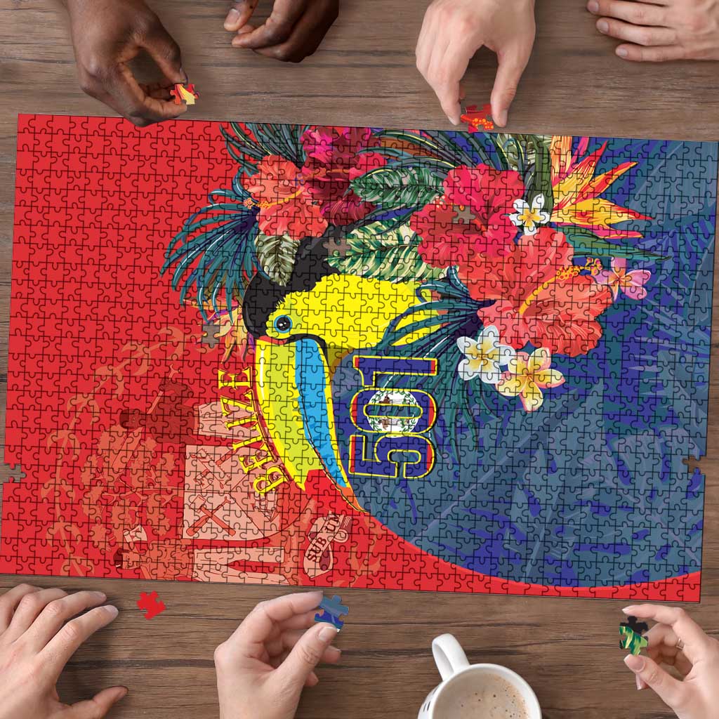Belize Independence Day Puzzle 501 Proud Keel Billed Toucan Tropical - Wonder Print Shop