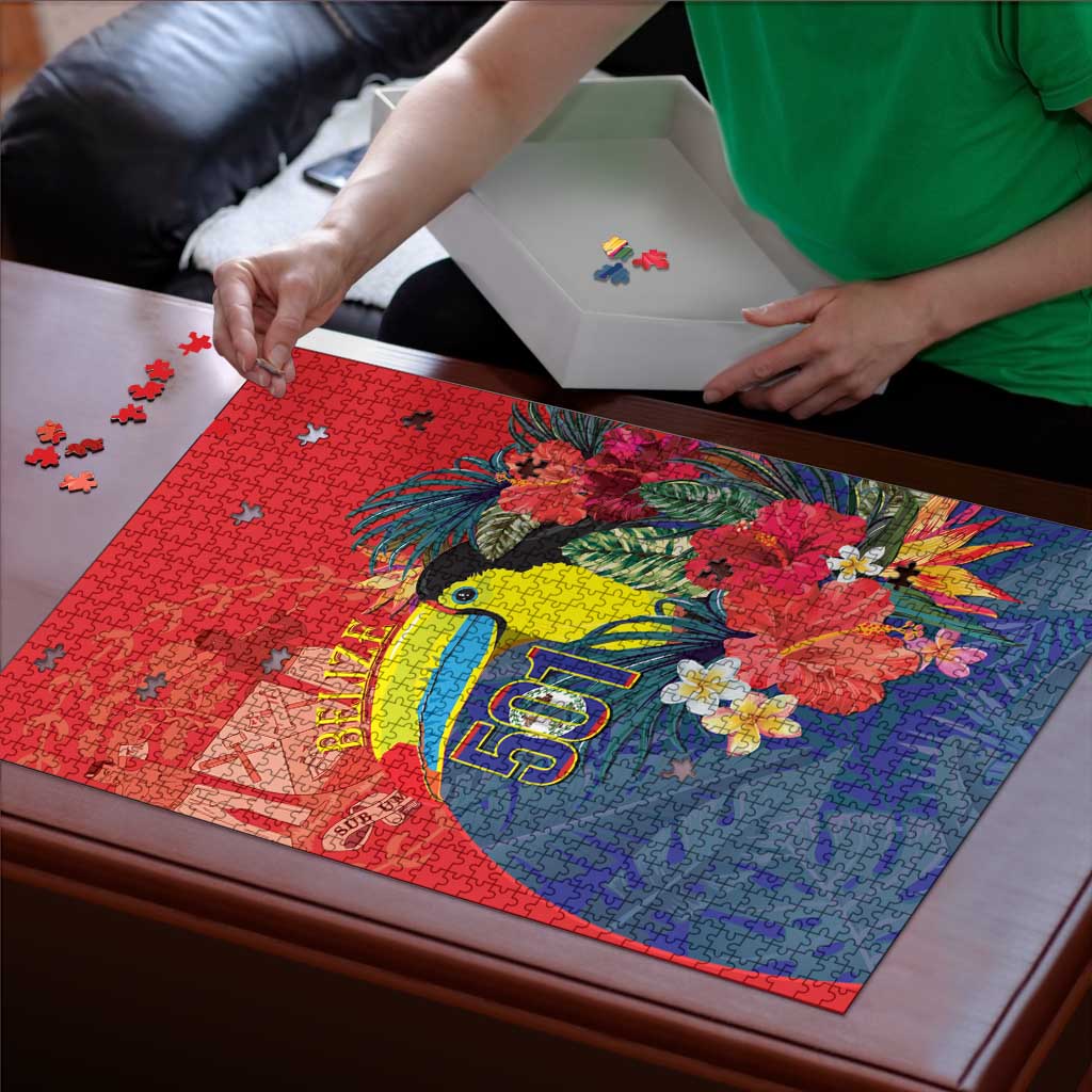 Belize Independence Day Puzzle 501 Proud Keel Billed Toucan Tropical - Wonder Print Shop