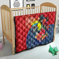 Belize Independence Day Quilt 501 Proud Keel Billed Toucan Tropical - Wonder Print Shop