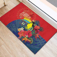 Belize Independence Day Rubber Doormat 501 Proud Keel Billed Toucan Tropical - Wonder Print Shop