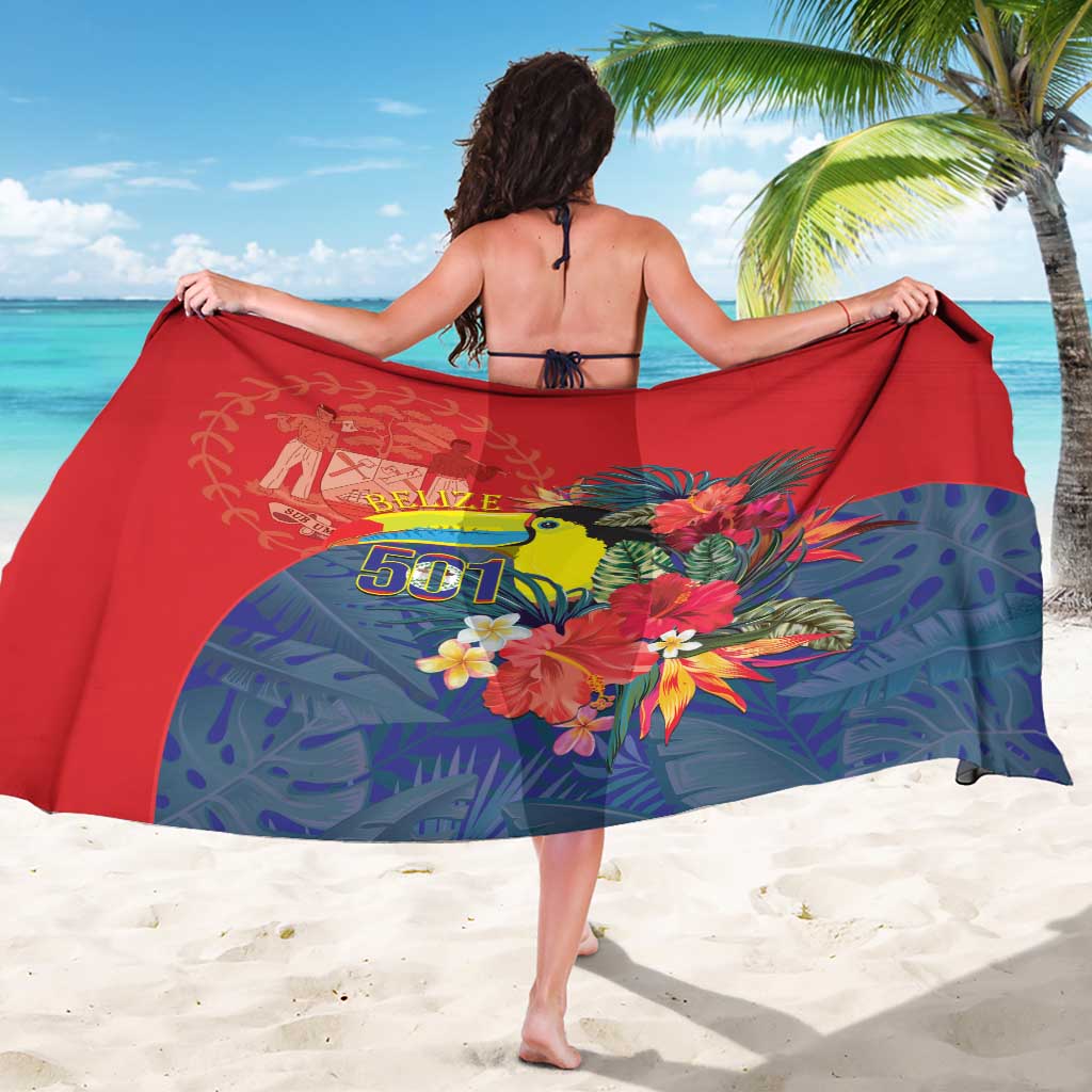 Belize Independence Day Sarong 501 Proud Keel Billed Toucan Tropical - Wonder Print Shop