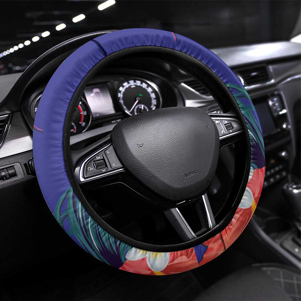 Belize Independence Day Steering Wheel Cover 501 Proud Keel Billed Toucan Tropical - Wonder Print Shop