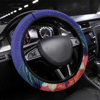 Belize Independence Day Steering Wheel Cover 501 Proud Keel Billed Toucan Tropical - Wonder Print Shop