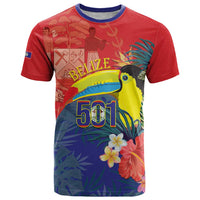 Belize Independence Day T Shirt 501 Proud Keel Billed Toucan Tropical - Wonder Print Shop
