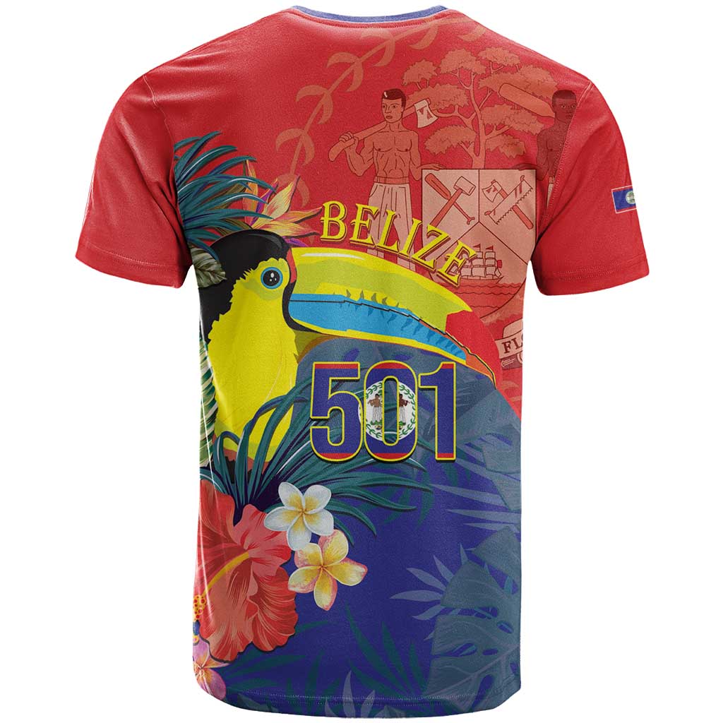 Belize Independence Day T Shirt 501 Proud Keel Billed Toucan Tropical - Wonder Print Shop