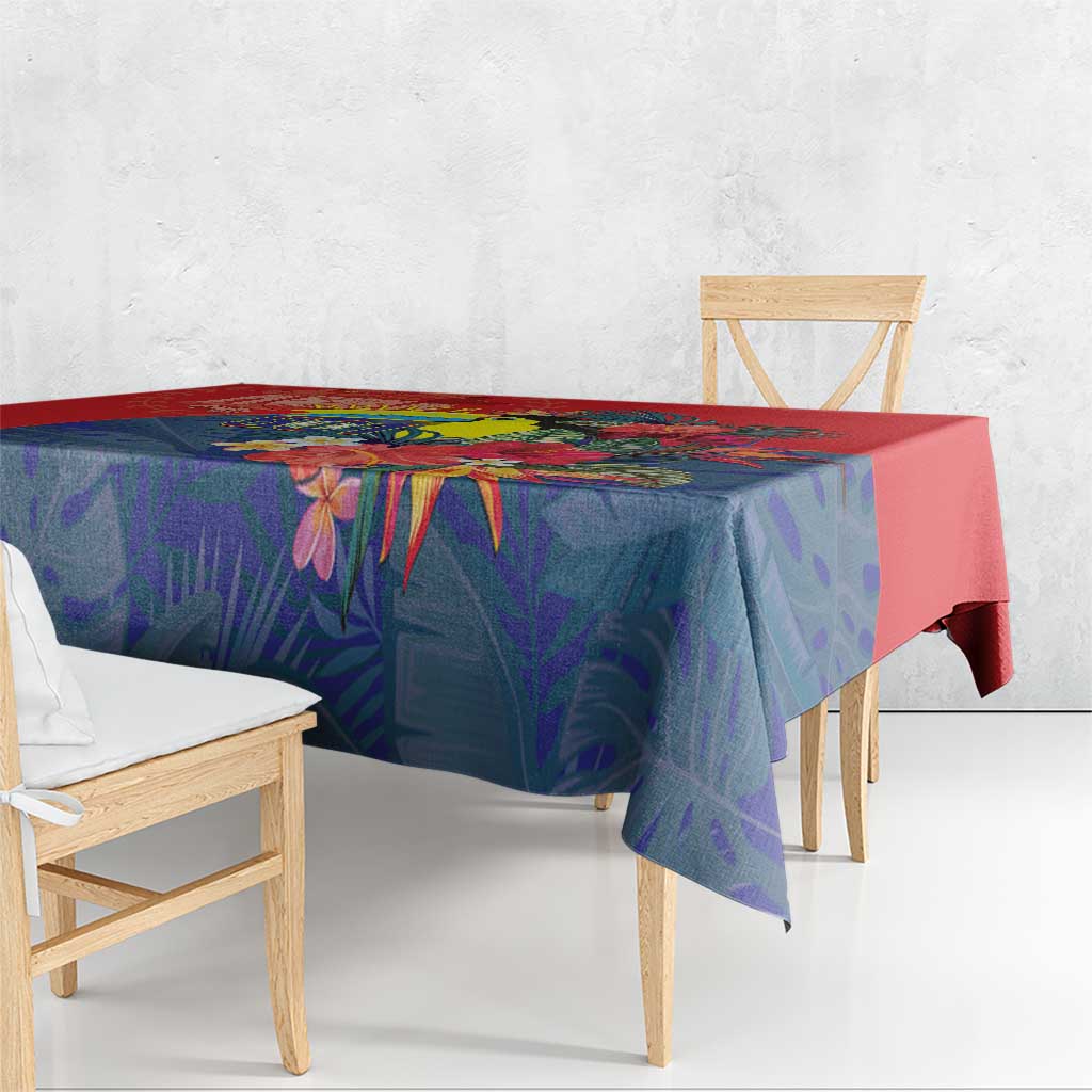 Belize Independence Day Tablecloth 501 Proud Keel Billed Toucan Tropical - Wonder Print Shop