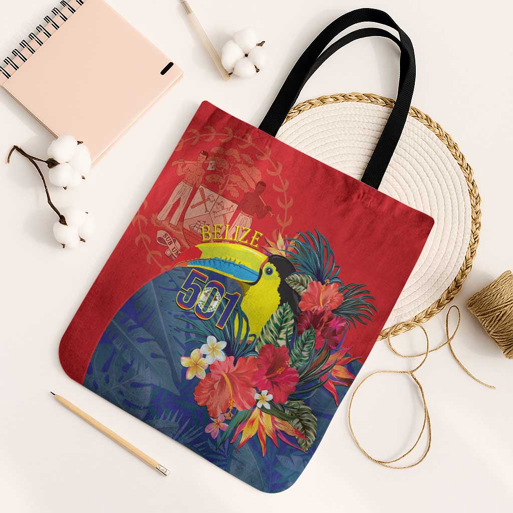 Belize Independence Day Tote Bag 501 Proud Keel Billed Toucan Tropical - Wonder Print Shop