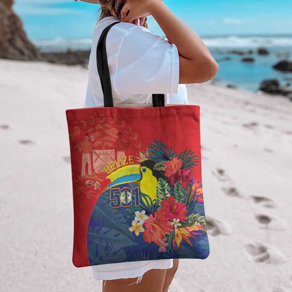 Belize Independence Day Tote Bag 501 Proud Keel Billed Toucan Tropical - Wonder Print Shop