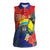 Belize Independence Day Women Sleeveless Polo Shirt 501 Proud Keel Billed Toucan Tropical - Wonder Print Shop