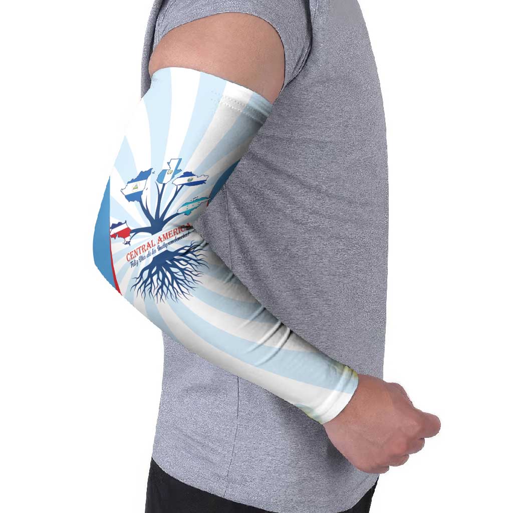 Central America Independence day Arm Sleeves September 15th Together We Grow - Wonder Print Shop