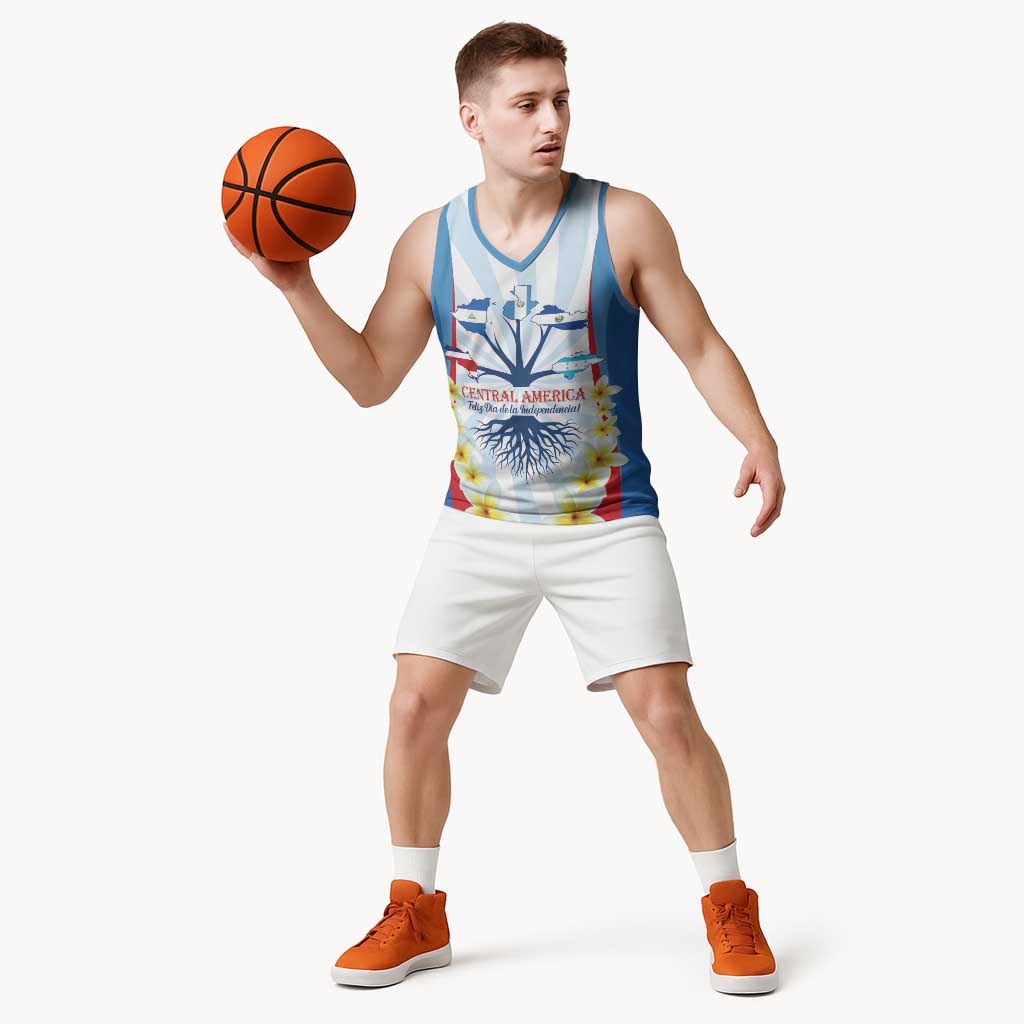 Central America Independence day Basketball Jersey September 15th Together We Grow - Wonder Print Shop