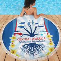 Central America Independence day Beach Blanket September 15th Together We Grow - Wonder Print Shop