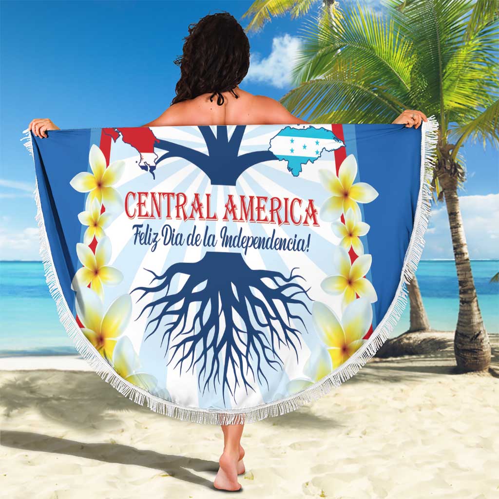 Central America Independence day Beach Blanket September 15th Together We Grow - Wonder Print Shop