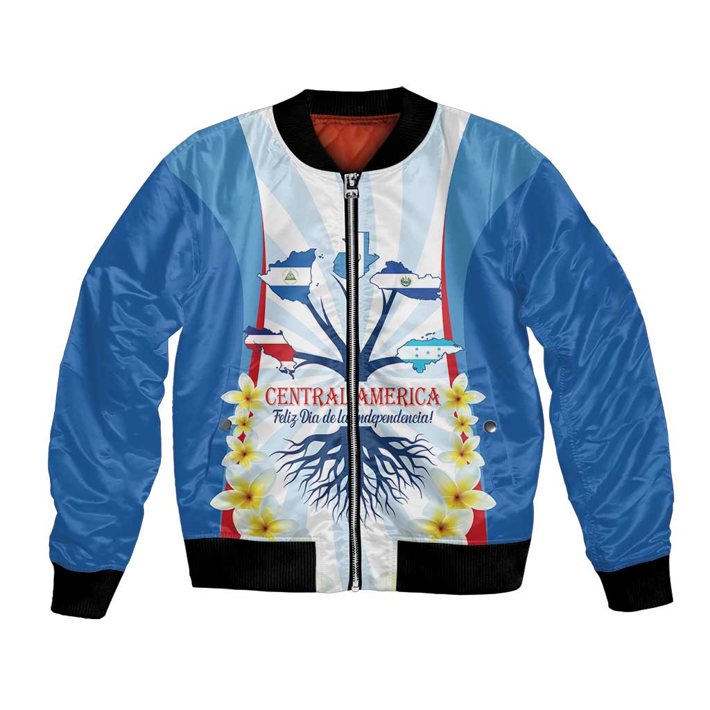 Central America Independence day Bomber Jacket September 15th Together We Grow - Wonder Print Shop