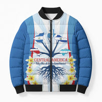 Central America Independence day Bomber Puffer Jacket September 15th Together We Grow - Wonder Print Shop