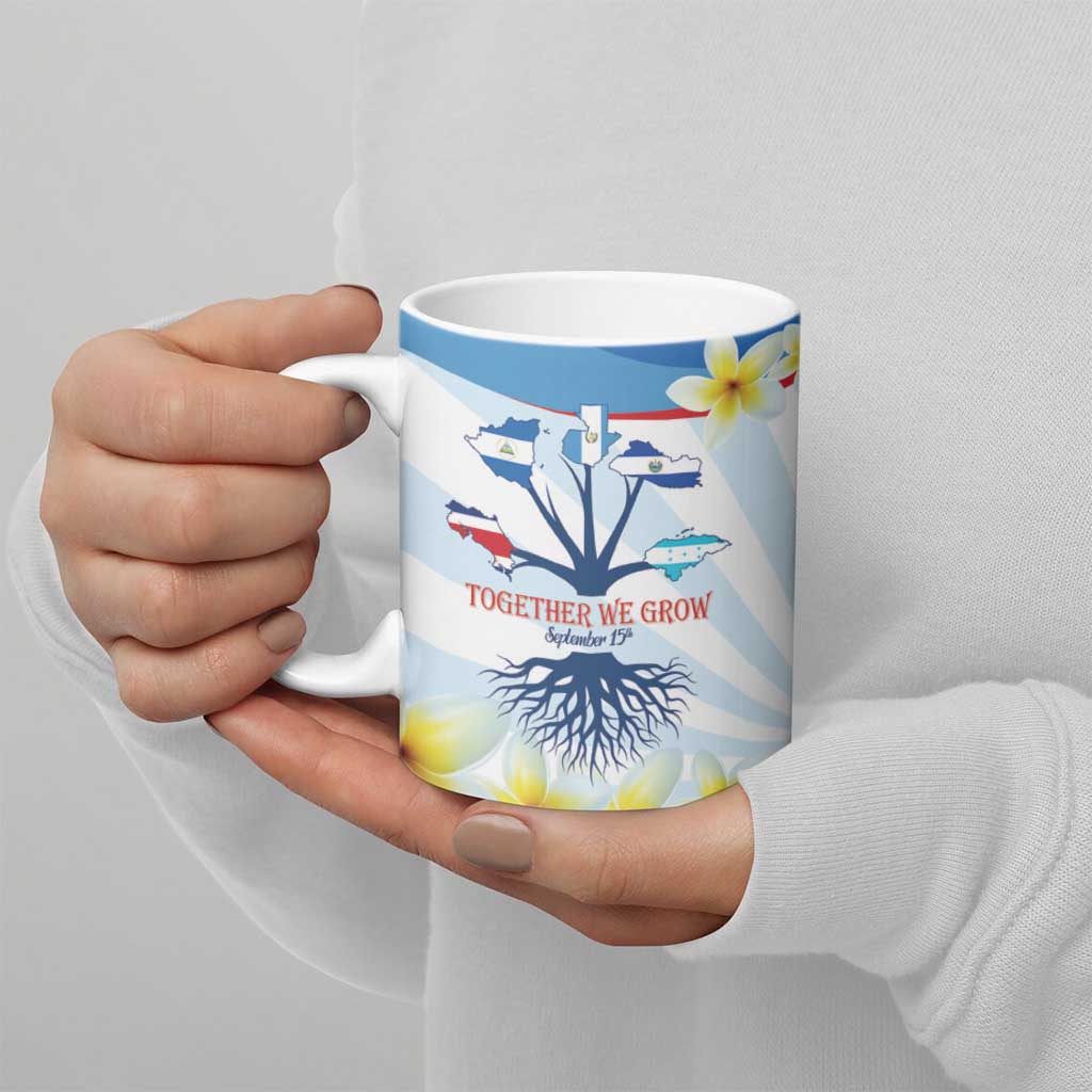 Central America Independence day Ceramic Mug September 15th Together We Grow - Wonder Print Shop
