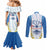 Central America Independence day Couples Matching Mermaid Dress and Long Sleeve Button Shirt September 15th Together We Grow - Wonder Print Shop