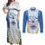 Central America Independence day Couples Matching Off Shoulder Maxi Dress and Long Sleeve Button Shirt September 15th Together We Grow - Wonder Print Shop